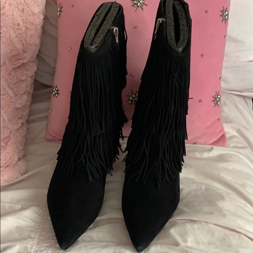Sam Edelman Women’s Black Suede Booties Size 8.5